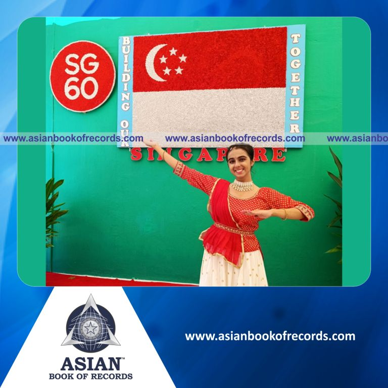 Largest National Flag made of Paper Quilling