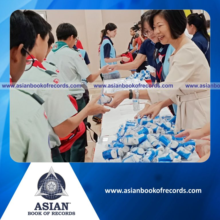 Highest Number of Participants Packing First Aid Pouches Simultaneously (Single Venue)